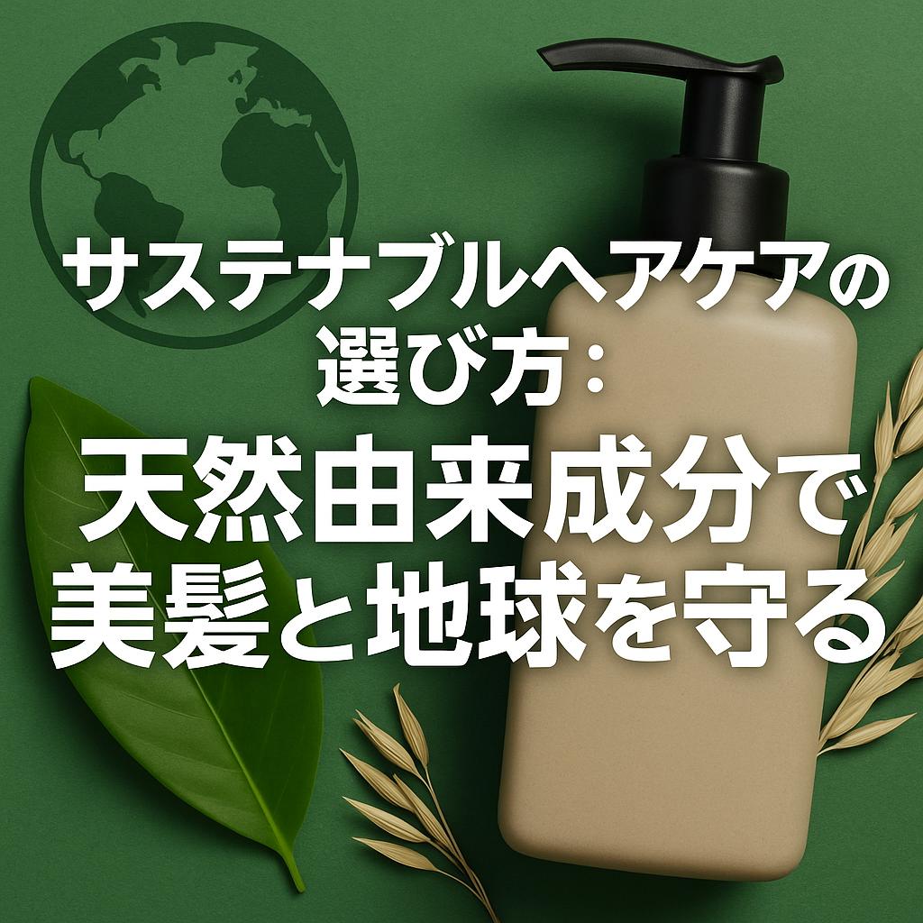サステナブルヘアケアの選び方：天然由来成分で美髪と地球を守る